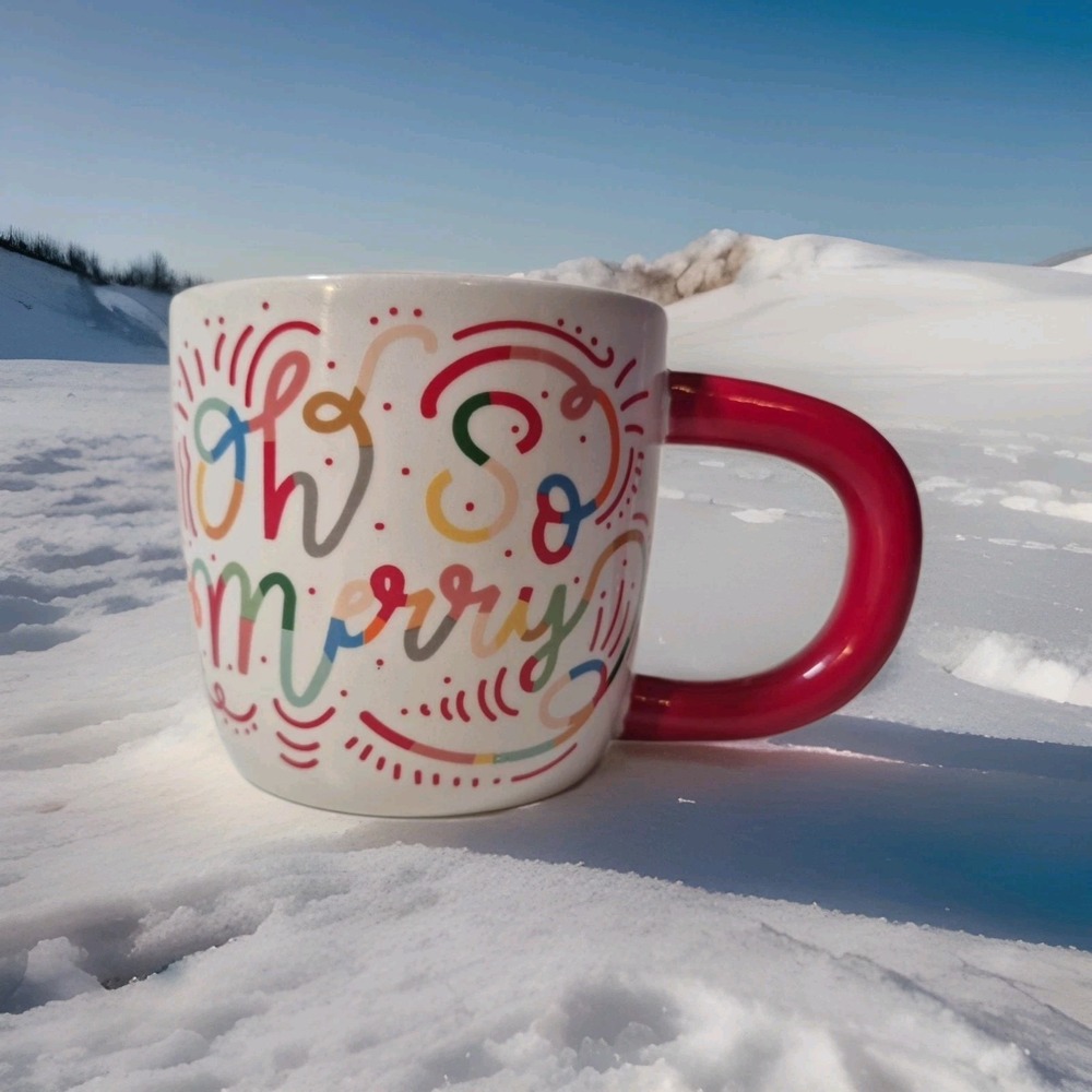 World Market' Oh So ‎ Merry' Christmas Coffee or Tea Mug